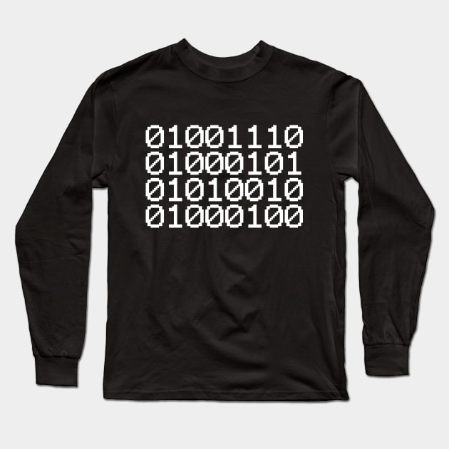 BINARY NERD Long Sleeve T-Shirt by tinybiscuits